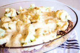 bloemkool gehakt en puree