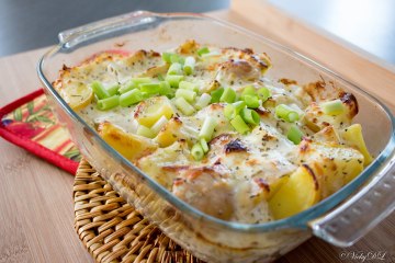 Aardappelen met Griekse yoghurt uit de oven