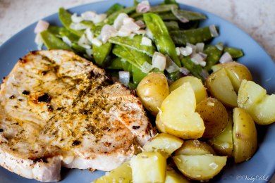aardappelen uit de oven met boontjes