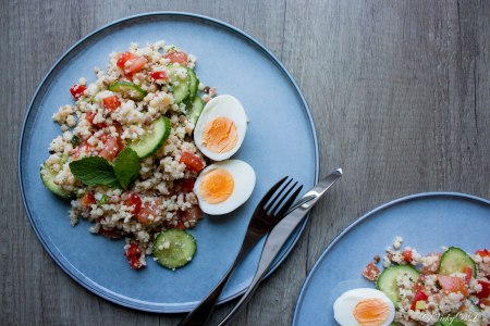 Bloemkooltaboulé met fregola