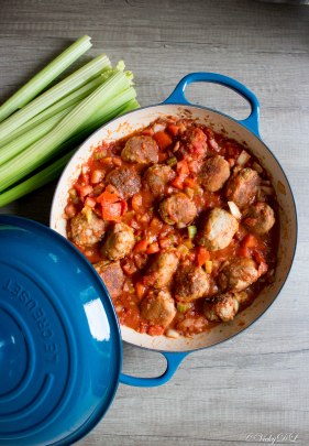 Gehaktballen in tomatensaus