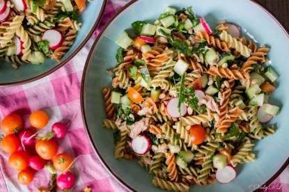 Pastasalade met tonijn