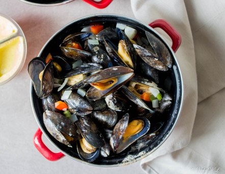 Mosselen met Provençaalse kruiden