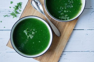 Spinazie-kervelsoep