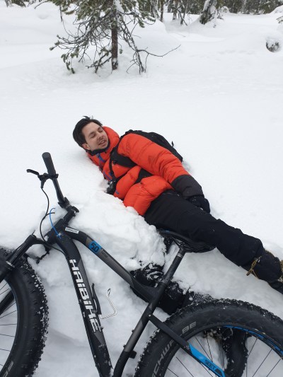 fatbike akaslompolo lapland