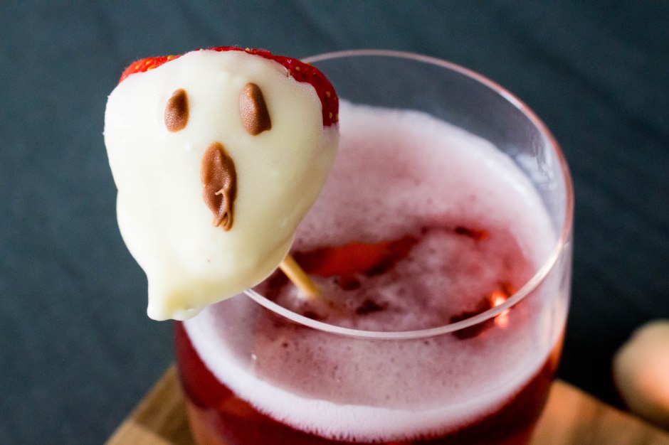 Aardbei-spookjes - Halloween met SodaStream - vickylicious