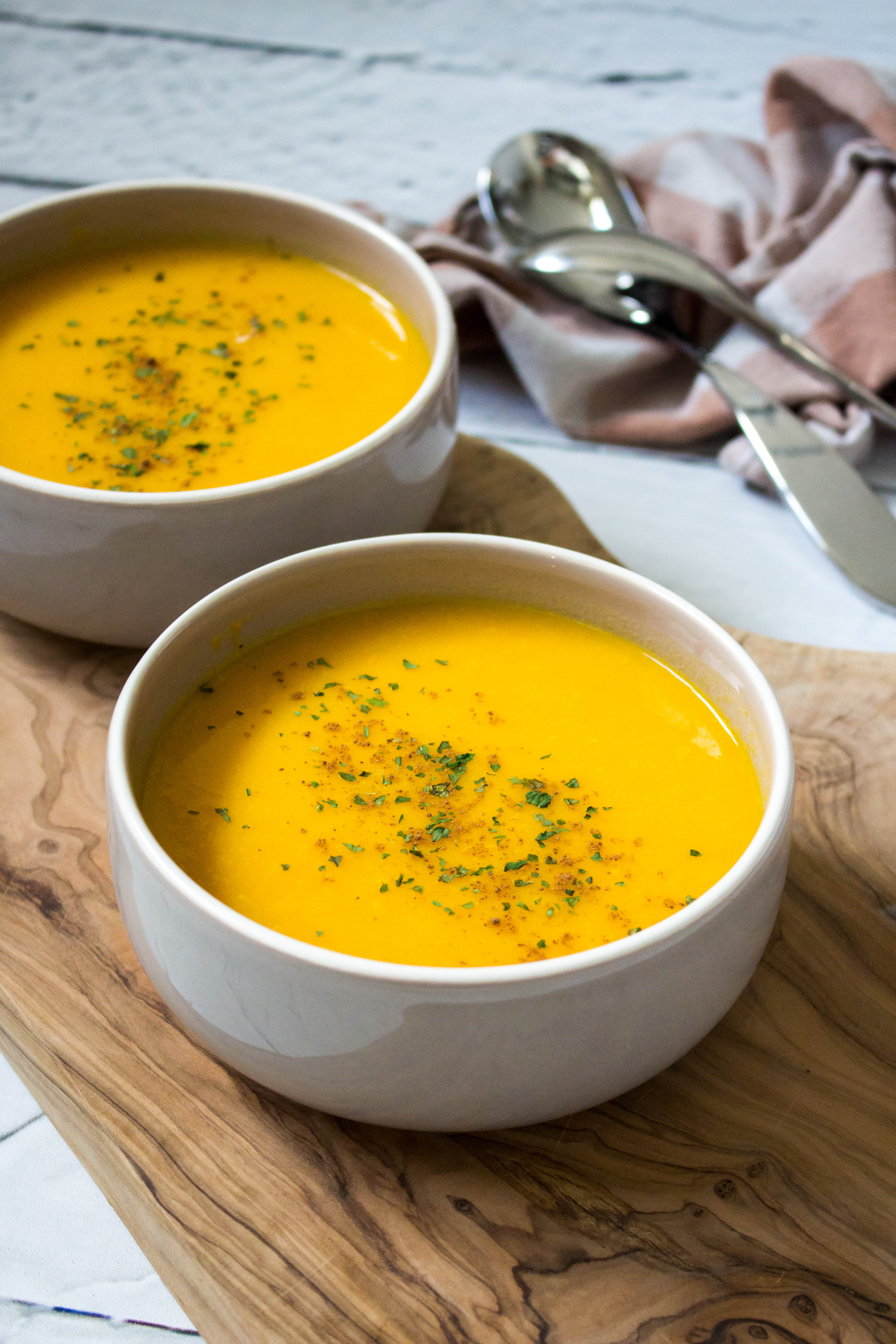 Wortel-prei-sinaasappelsoep - Vickylicious