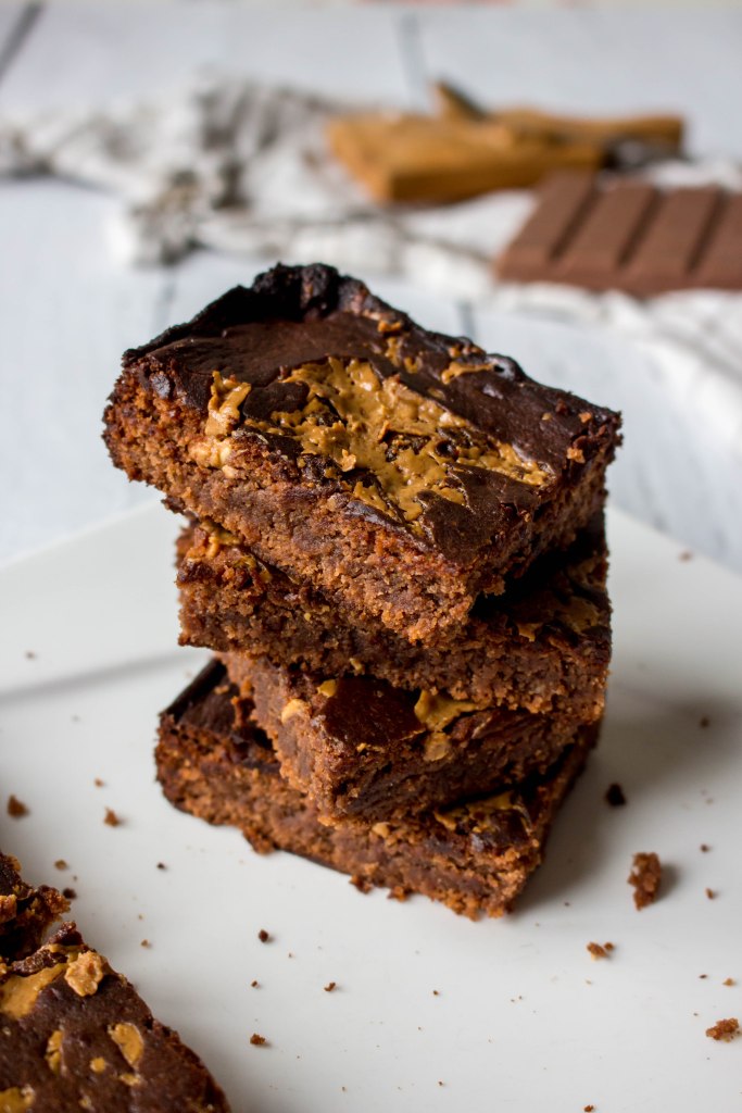 Brownies met pindakaas - Vickylicious