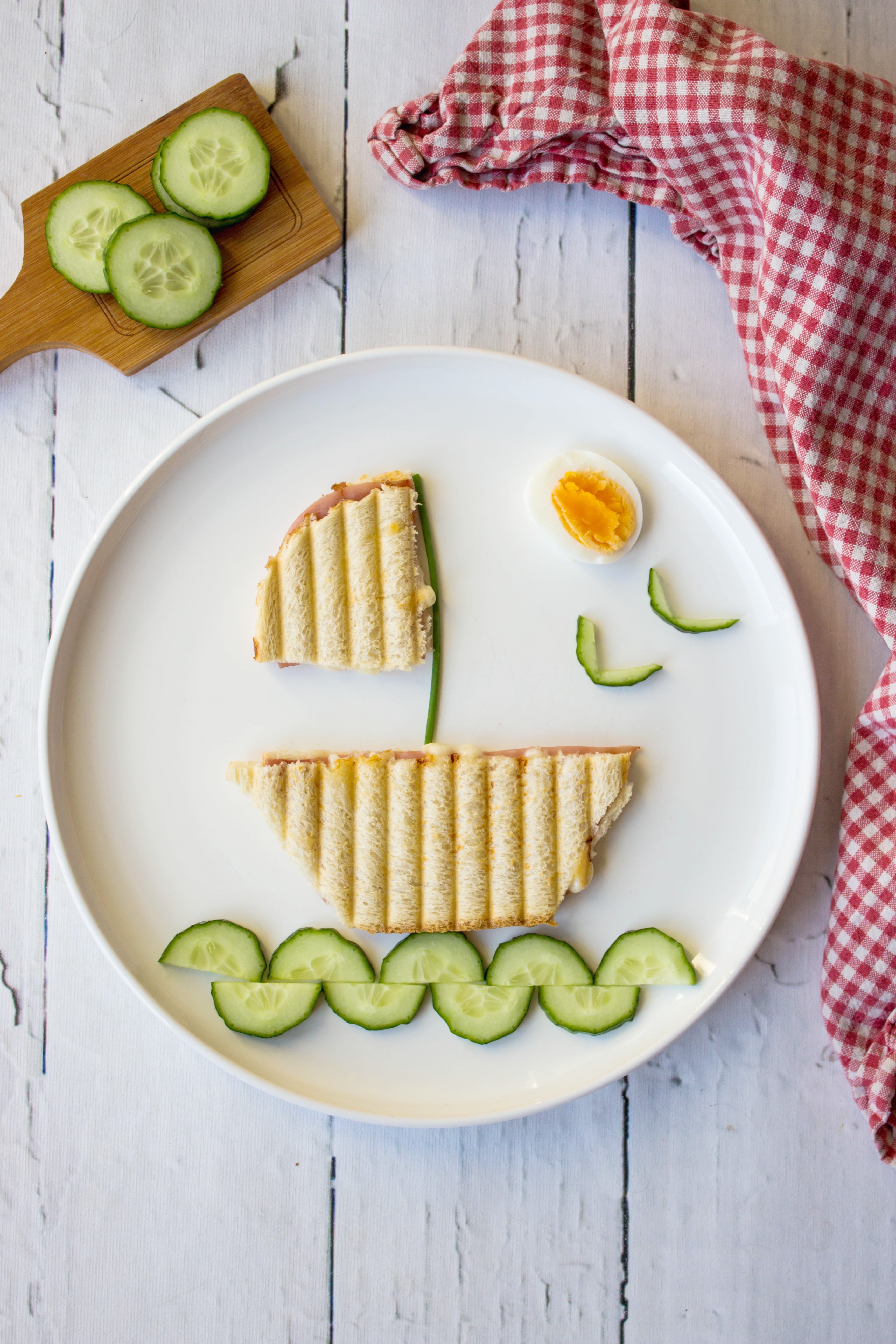 Zeilboot-croque monsieur - Vickylicious