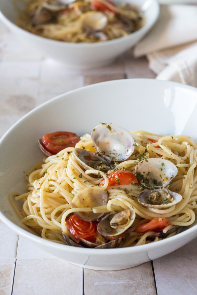 Spaghetti vongole - Vickylicious
