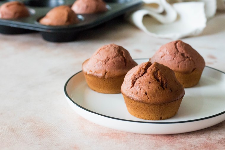 Muffins met chocolade en rode biet - Vickylicious