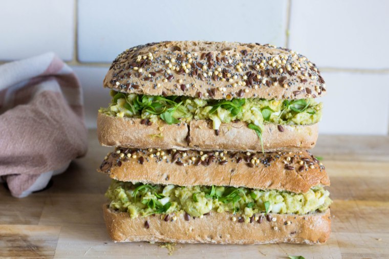Avocado-eiersalade - Vickylicious