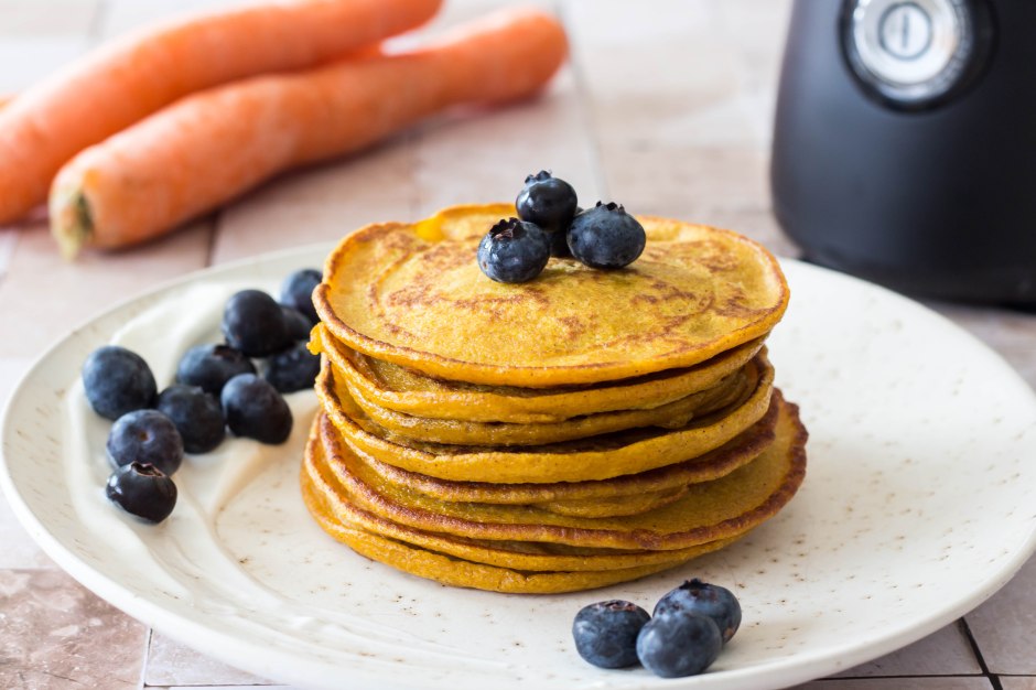 Kleine wortelpannenkoeken - Vickylicious
